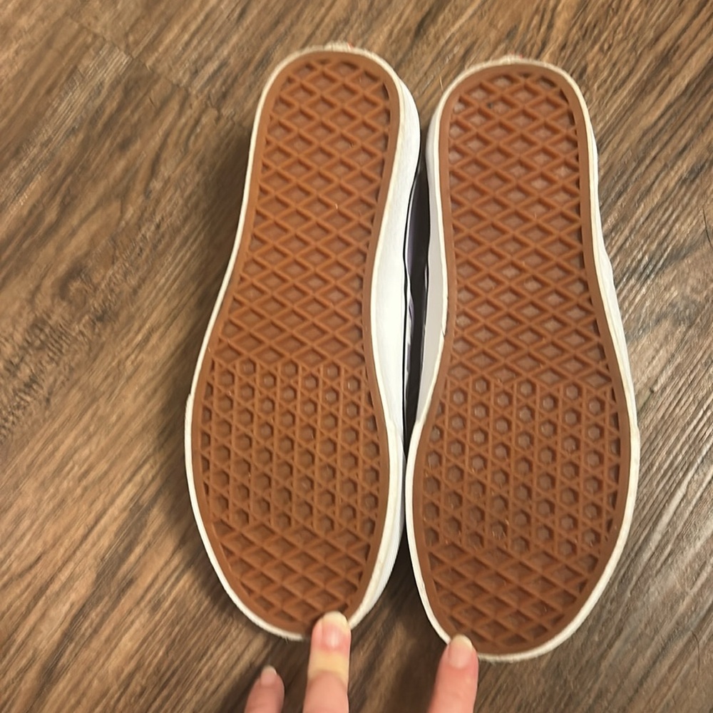 Vans Lavender Checkered Slip-On Sneakers - Picture 4 of 5